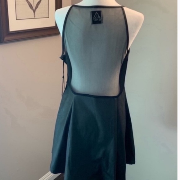 UNIF The Well Black Faux Leather Dress - Picture 6 of 6